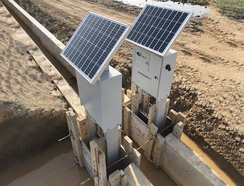 Solar-powered Sluice Gates