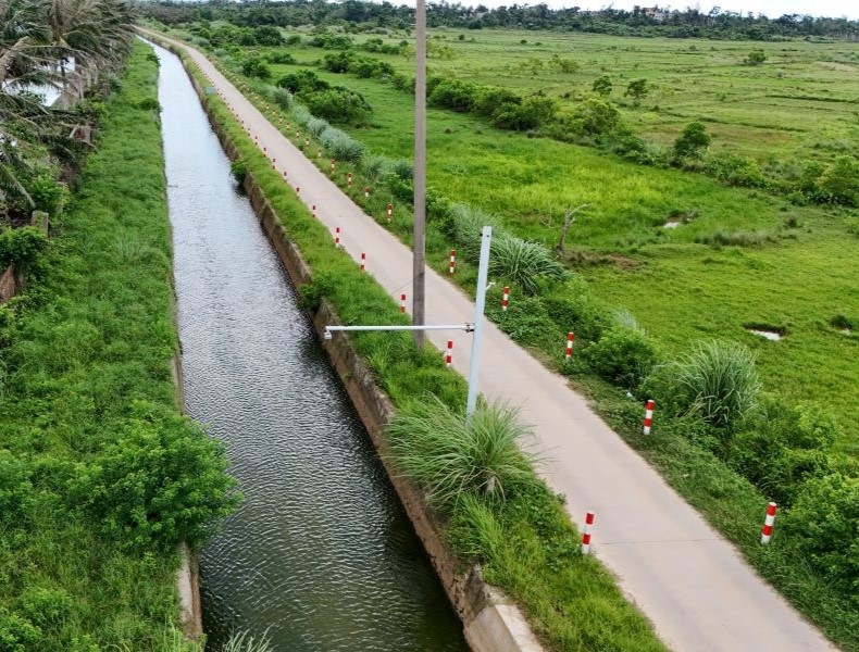 Đồng hồ đo mực nước siêu âm tích hợp