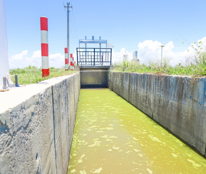 River Sluice Gates
