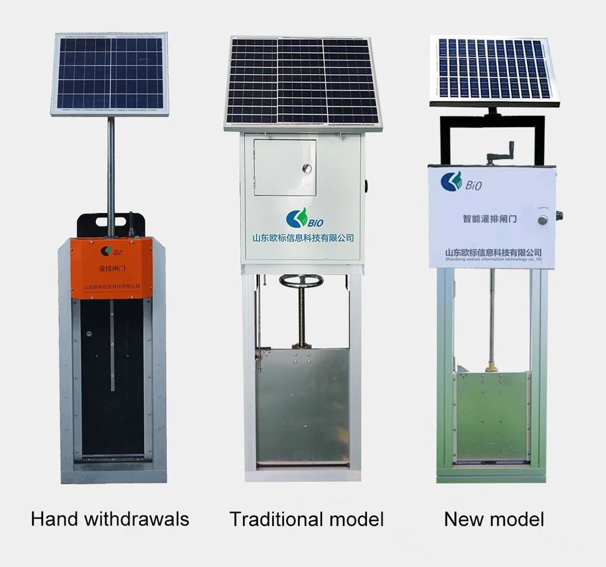 Solarbetriebene Reisbewässerungs- und Entwässerungstore Solarbetriebene Reisbewässerungs- und Entwässerungstore