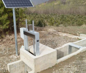 integriertes Schleusentor