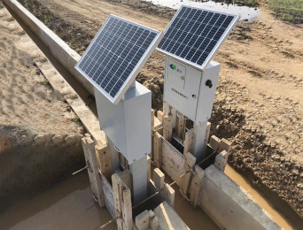 Solar-powered Sluice Gates